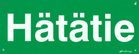OPASTE JV 250X100 HÄTÄTIE, MUOVI