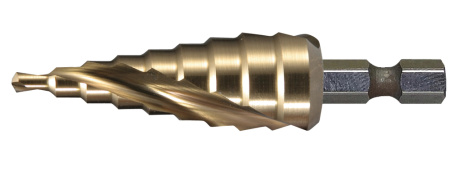 MAKITA D-40179 PORRASPORANTERÄ SPIRAALI, TIN-PINNOITE 4-12MM, PITUUS 65/45MM, KARA 1/4''