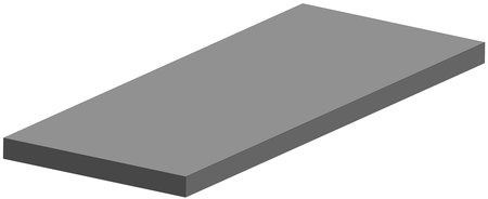 ALUMIINILATTA 4X40X2000MM