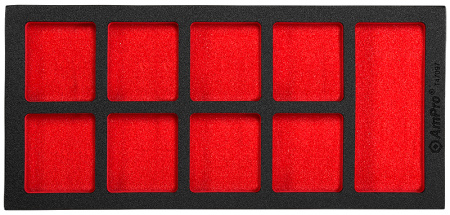 AMPRO FOAM SÄILYTYSALUSTA, 9 LOKEROA, MODUULI, VA-SARJA