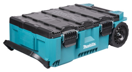 MAKITA P-91001 MAKTRAK KULJETUSLAATIKKO PYÖRILLÄ (56X100X30CM), KANTAVUUS 113KG, SÄÄDETTÄVÄ VETOAISA