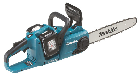 MAKITA DUC353PG2 KETJUSAHA 2X18V, 2X6,0AH, HIILIHARJATON, LAIPPA 350MM, 20 M/S