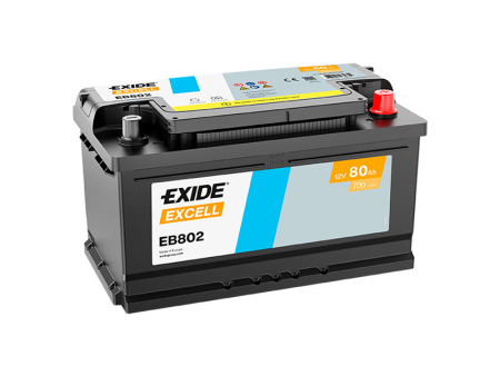 EXIDE-AKKU EXCELL EB802 80AH