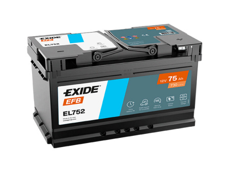 EXIDE-AKKU EFB EL752 75AH