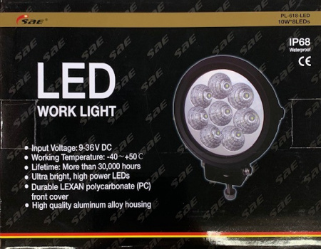 LED-TYÖVALO 10-36V 80W