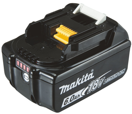 MAKITA 197422-4 AKKU BL1860B, LXT, 18V, 6,0 AH, LIUKULUKITUS, KAPASITEETTINÄYTTÖ