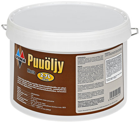 PUUÖLJY 2,7L MUSTA