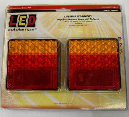 LED-TAKAVALOPARI 12V 100X100X2