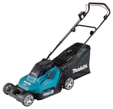 MAKITA DLM432CT2 RUOHONLEIKKURI 2X18V, 2X5,0AH, DC18SH, LEVEYS 38CM, BIO/KERÄÄVÄ
