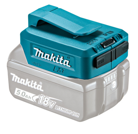 MAKITA SEAADP05 AKKUADAPTERI, MUUTTAA 18V AKUN USB VIRTALÄHTEEKSI
