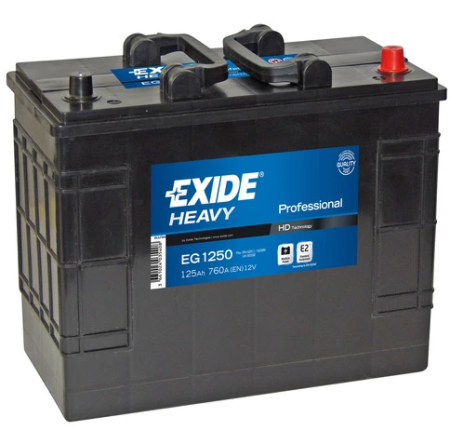EXIDE START PRO AKKU 12V, 125AH/760A, P349, L175, K290 (+/-)