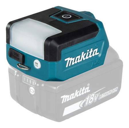 MAKITA DML817 KÄSIVALAISIN LXT AKKU. 300 LUMEN. USB LATAUSLIITIN. RUNKOVERSIO