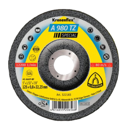KATKAISULAIKKA 125X0,8X22,23 A980 TZ