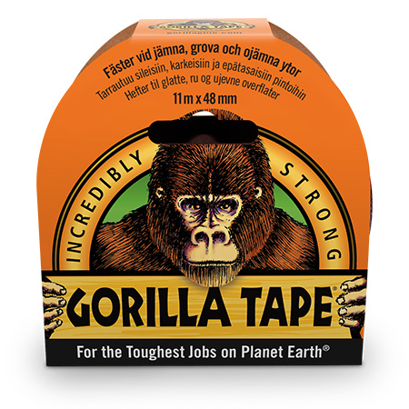 GORILLA TAPE BLACK 11M