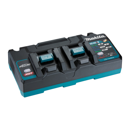 MAKITA 191N09-8 LATAUSLAITE DC40RB KAHDELLE AKULLE, XGT 40V. LATAUSAIKA 2,5AH 28MIN, 4,0AH 45MIN