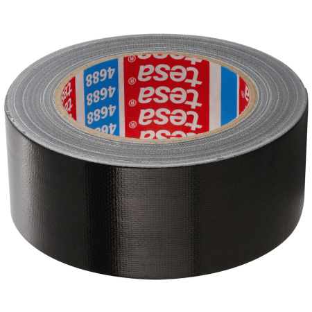 KANGASTEIPPI PE 4688 MUSTA 25M/50MM TESA