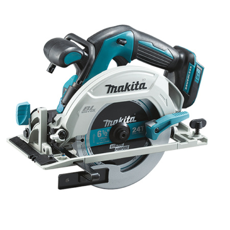 MAKITA DHS680Z PYÖRÖSAHA 18V, HIILIHARJATON, SAHAUS 57MM, TERÄ 165X20 Z=25. RUNKOVERSIO