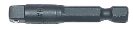 MAKITA P-74859 HYLSYADAPTERI 1/4" BITSIKIINNITYKSESTÄ 1/4" NELIÖPÄÄ HYLSYKIINNITYKSELLE. ISKUNKESTÄVÄ