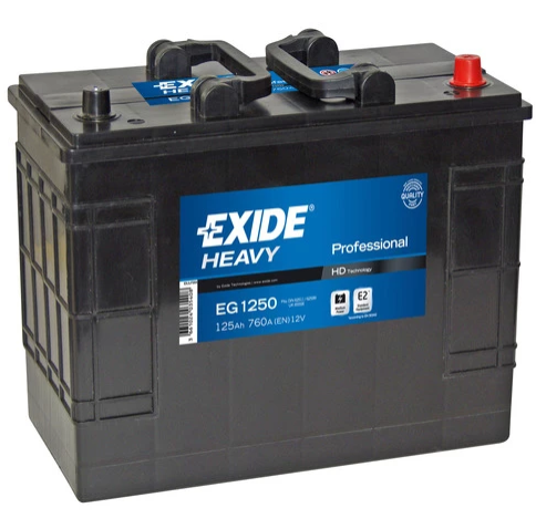 EXIDE START PRO AKKU 12V, 125AH/760A, P349, L175, K290 (+/-) EG1250