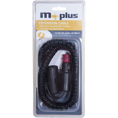 M+ JATKOJOHTO 12-24V AUTOLIITÄNTÄ 8A/60-300CM ME-6 85734000