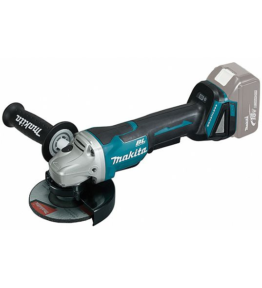 MAKITA DGA505Z KULMAHIOMAKONE 125MM 18V, TURVAKYTKIN, HIILIHARJATON. RUNKOVERSIO MAK-DGA505Z