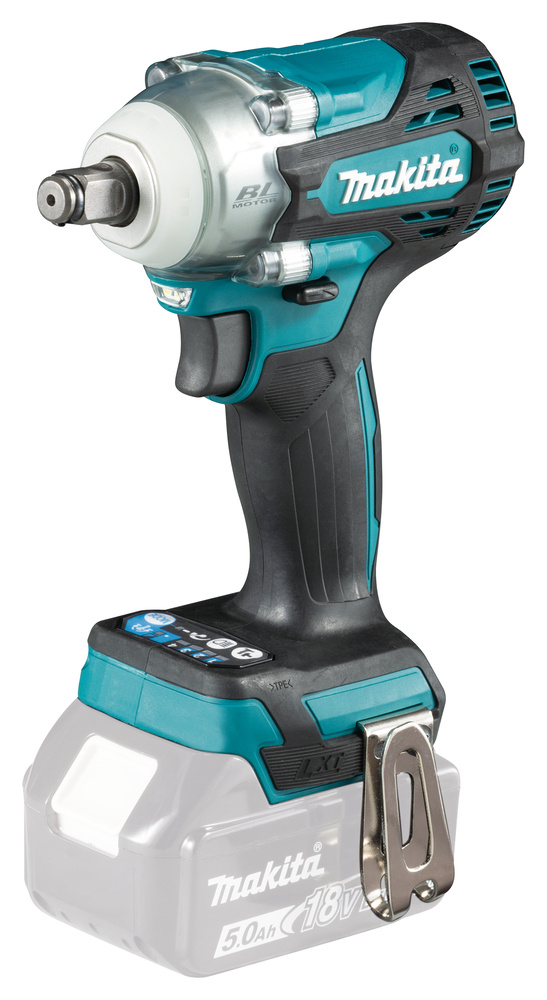 MAKITA DTW300Z MUTTERINVÄÄNNIN 18V, 1/2" KITKARENKAALLA, 330NM, HIILIHARJATON. RUNKOVERSIO MAK-DTW300Z