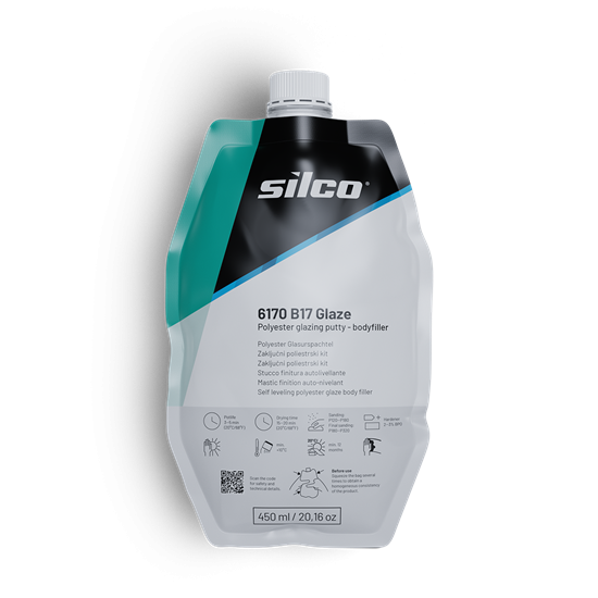 SILCO B17 GLAZE ITSETASOITTUVA TÄYTTÖKITTI 6170-0,45