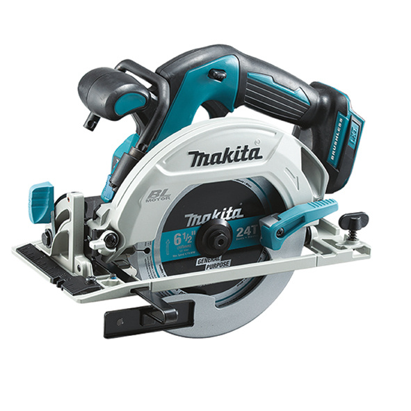MAKITA DHS680Z PYÖRÖSAHA 18V, HIILIHARJATON, SAHAUS 57MM, TERÄ 165X20 Z=25. RUNKOVERSIO MAK-DHS680Z