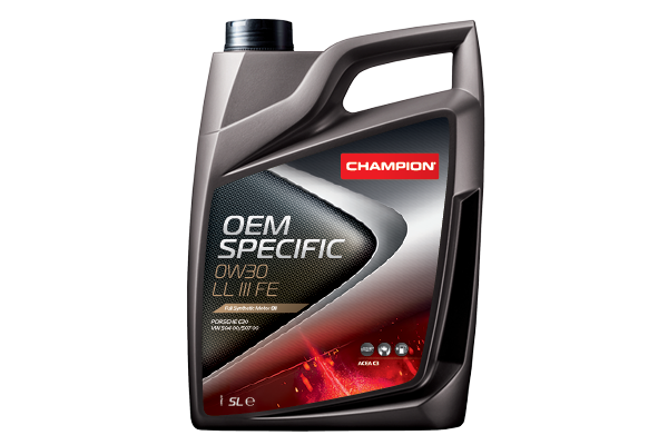 CHAMPION OEM SPEC 0W30 LL III 5L 1044347