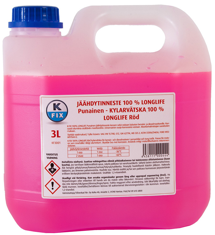 JÄÄHD.NESTE 100% PUNAINEN 3L KF3001