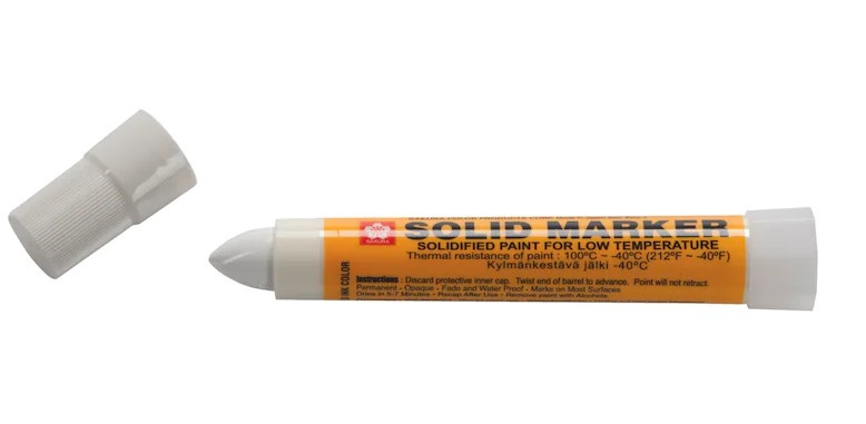 MAALIKYNÄ SOLID MARKER VALKOINEN 0967911690990
