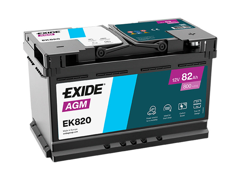 EXIDE-AKKU AGM EK820 82AH EK820-1102
