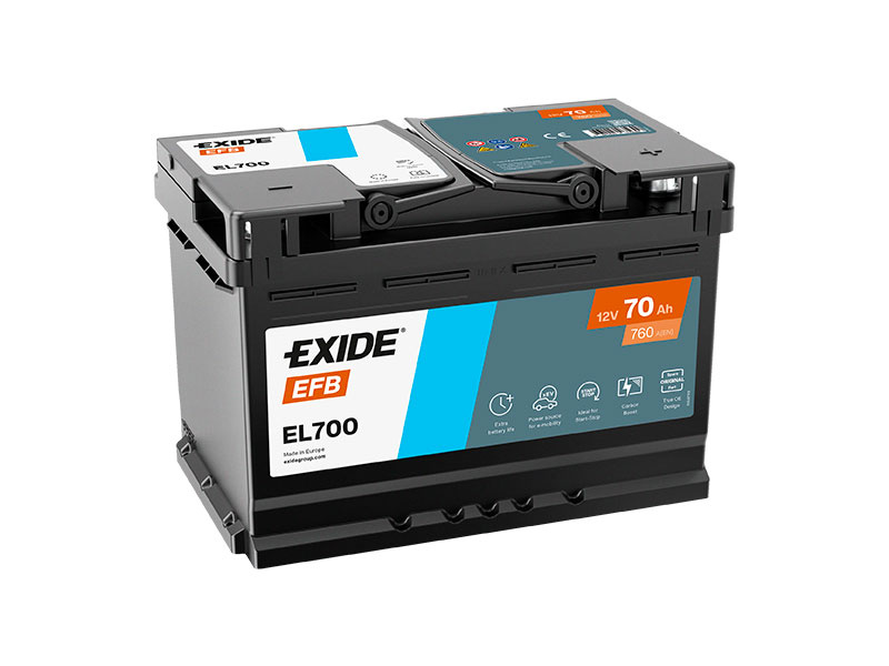 EXIDE-AKKU EFB EL700 70AH EL700-1102