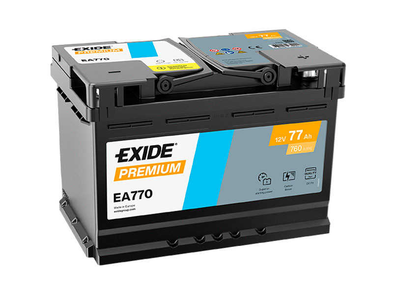 EXIDE-AKKU PREMIUM EA770 77AH EA770-1102