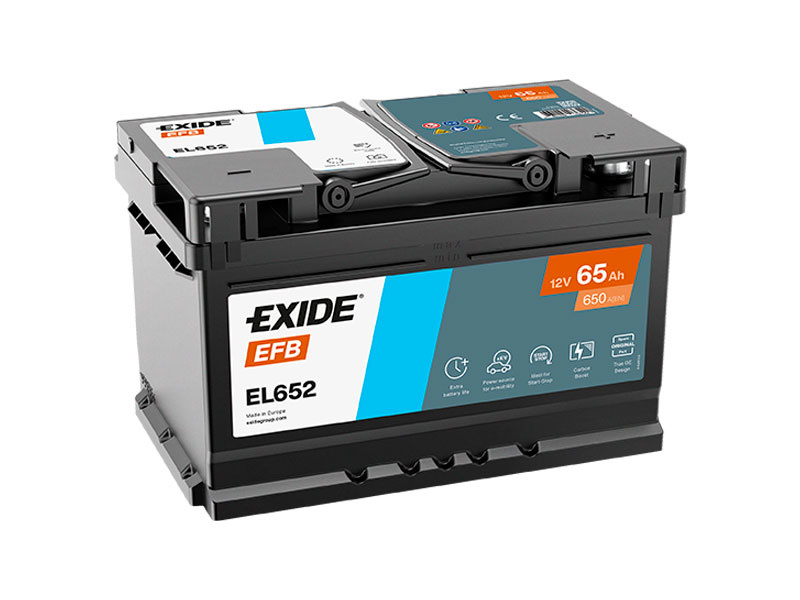 EXIDE-AKKU EFB EL652 65AH EL652-1102