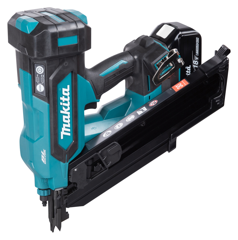 MAKITA DBN900ZK RUNKONAULAIN 18V, 50-90MM NAULOILLE 34°, 4,9KG. RUNKOVERSIO MAK-DBN900ZK