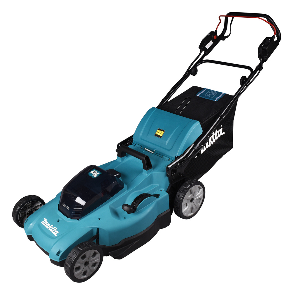 MAKITA DLM539Z RUOHONLEIKKURI 2X18V, VETÄVÄ, LEVEYS 53CM, KOMPOSIITTIRUNKO, BIO/KERÄÄVÄ. RUNKOVERSIO MAK-DLM539Z